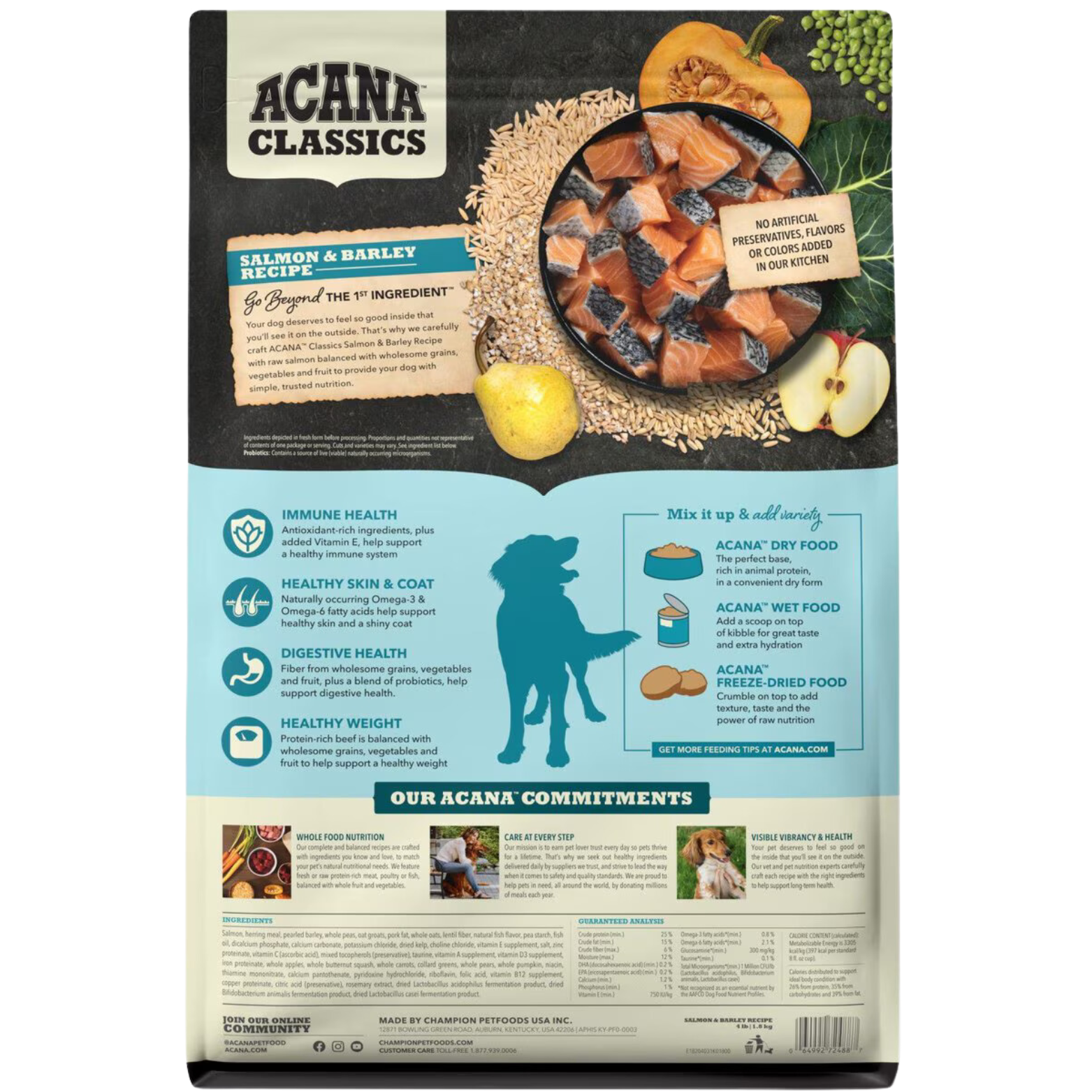 Acana Classics Salmon & Barley Recipe Dry Dog Food