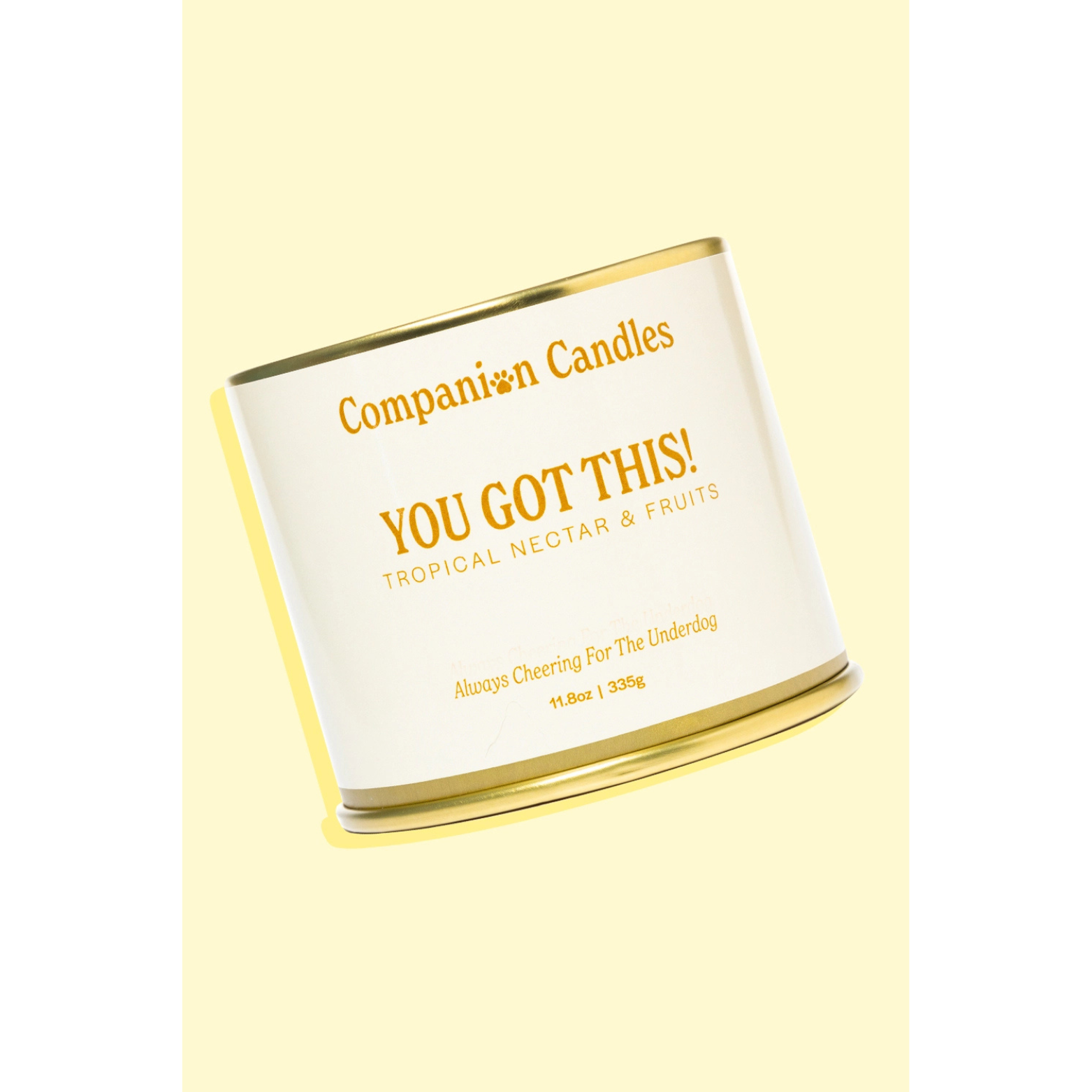 Companion Candles Pet-Safe Soy Candle Citrus Coconut