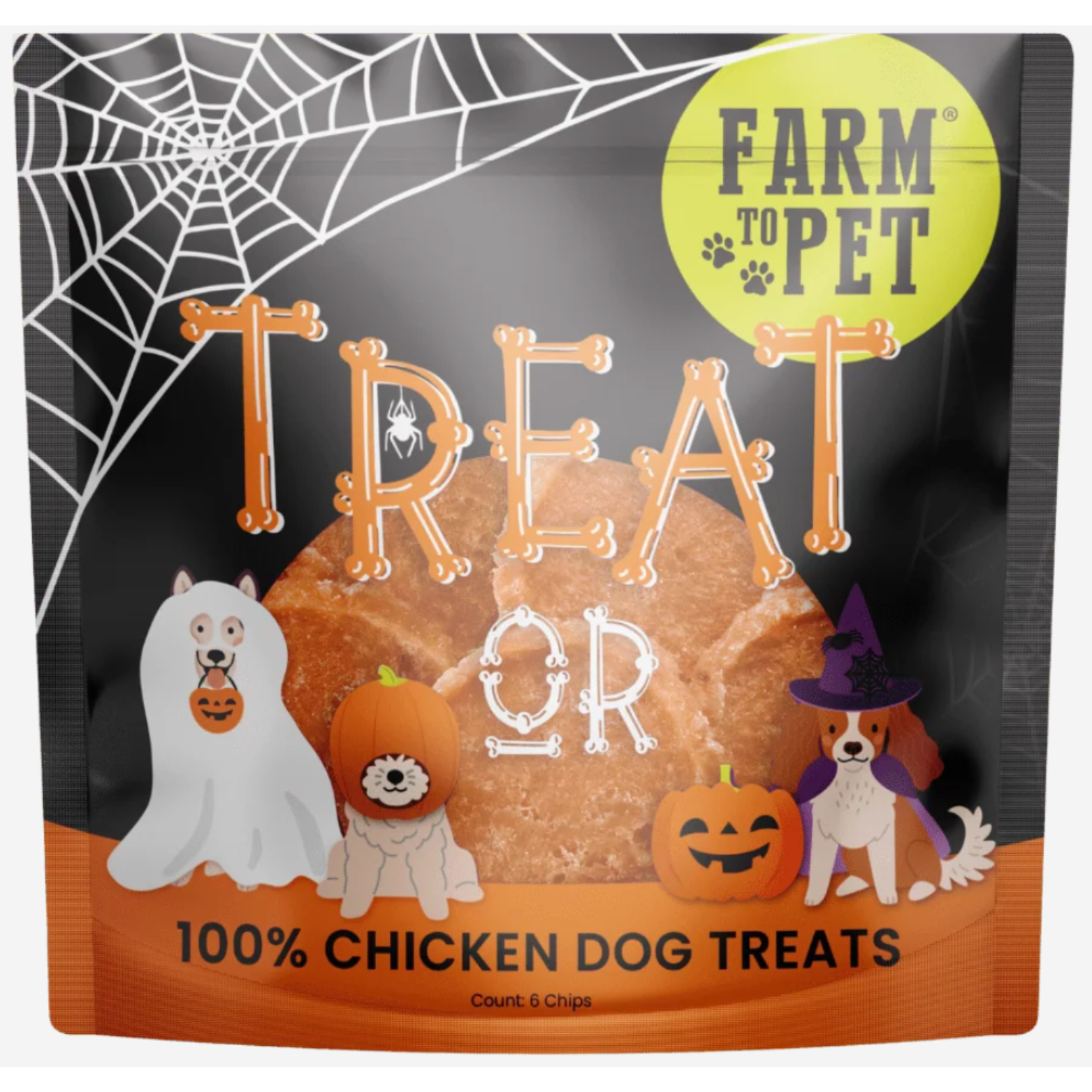 Farm To Pet Trick or Treat Monster Snack Pack Dog Treats