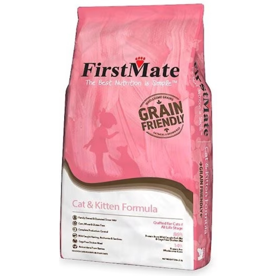 FirstMate Grain Friendly Cat & Kitten Chicken & Ocean Fish Dry Cat Food