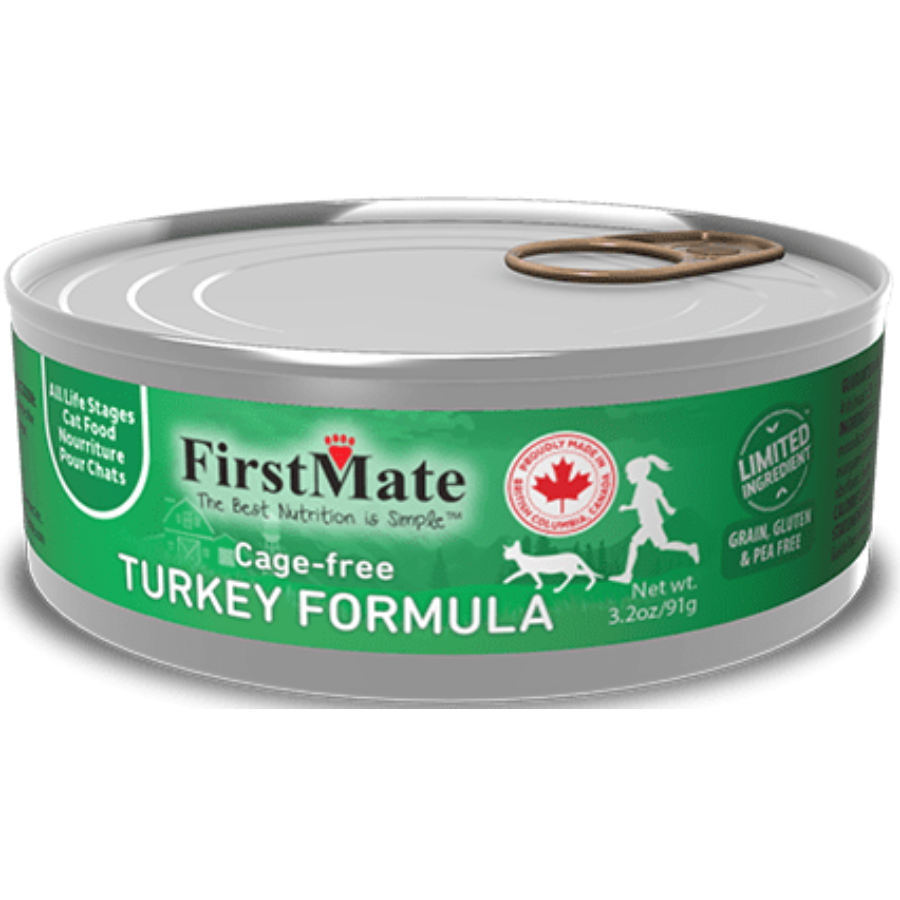 FirstMate LID Turkey Formula Grain-Free Canned Cat Food