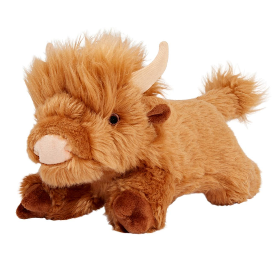 Fluff & Tuff Shaggy the Highland Cow 12" Plush Dog Toy