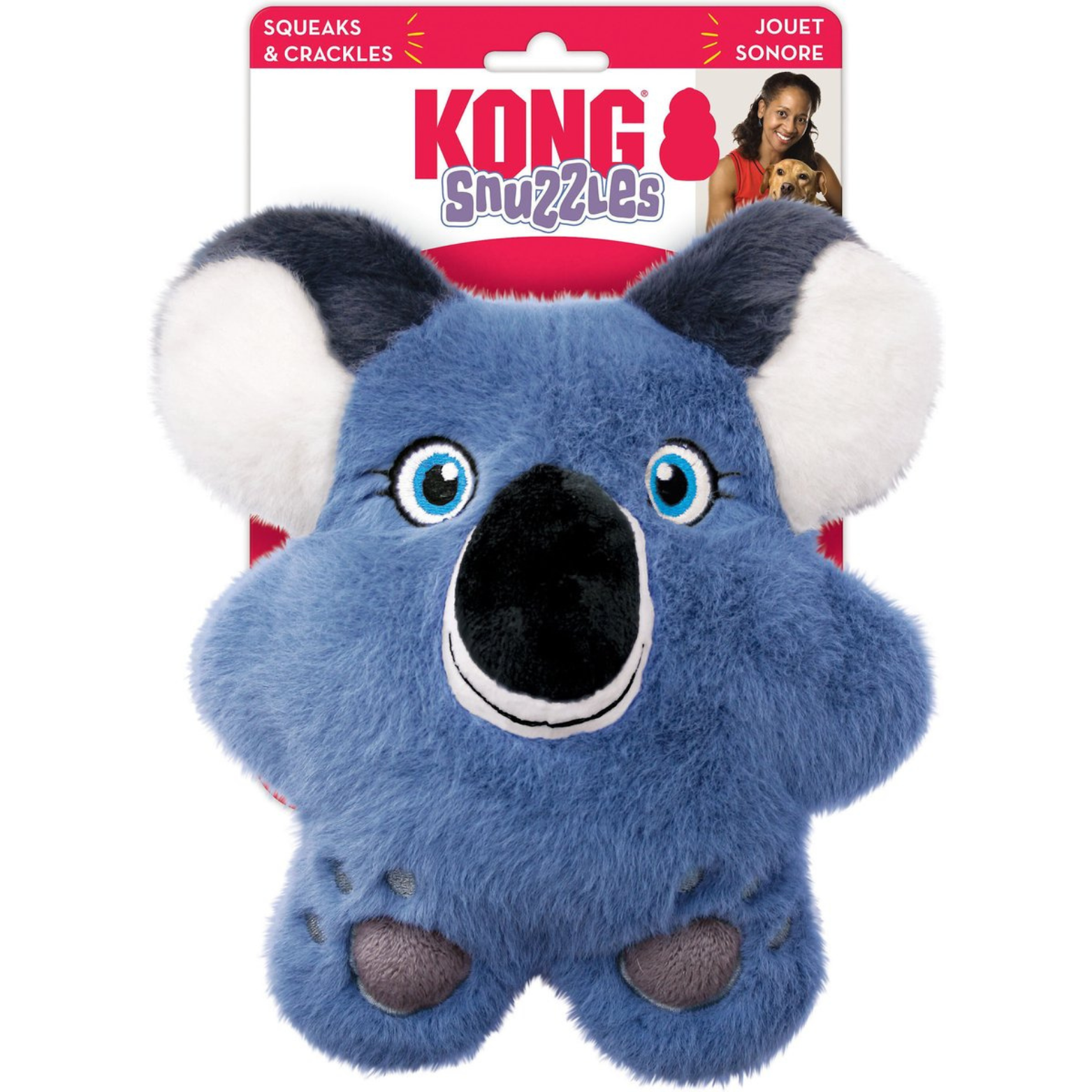 KONG Dog Snuzzle Koala Dog Toy Medium