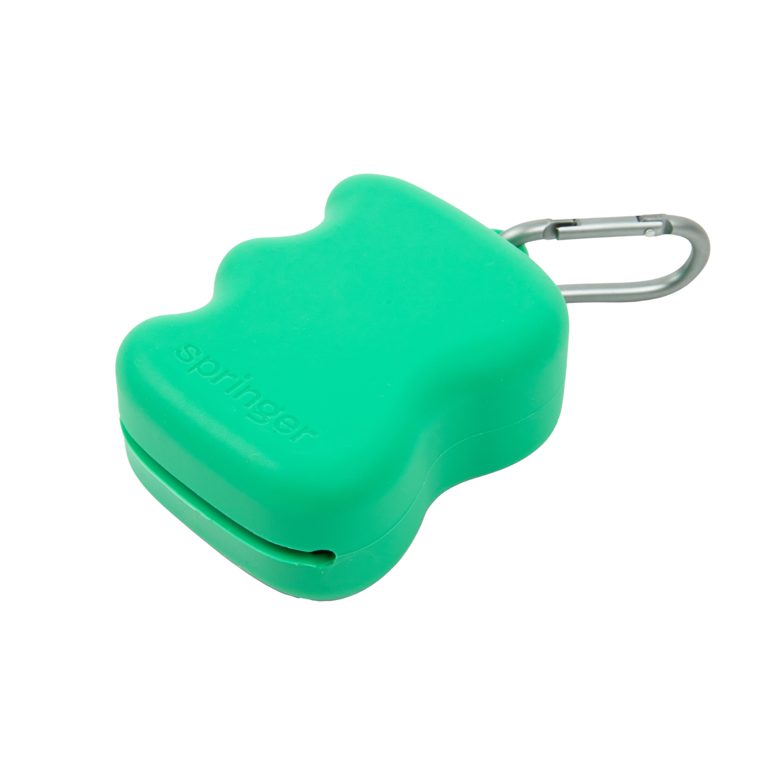 Springer Pets Silicone Dog Treat Dispenser Pouch Springer Green