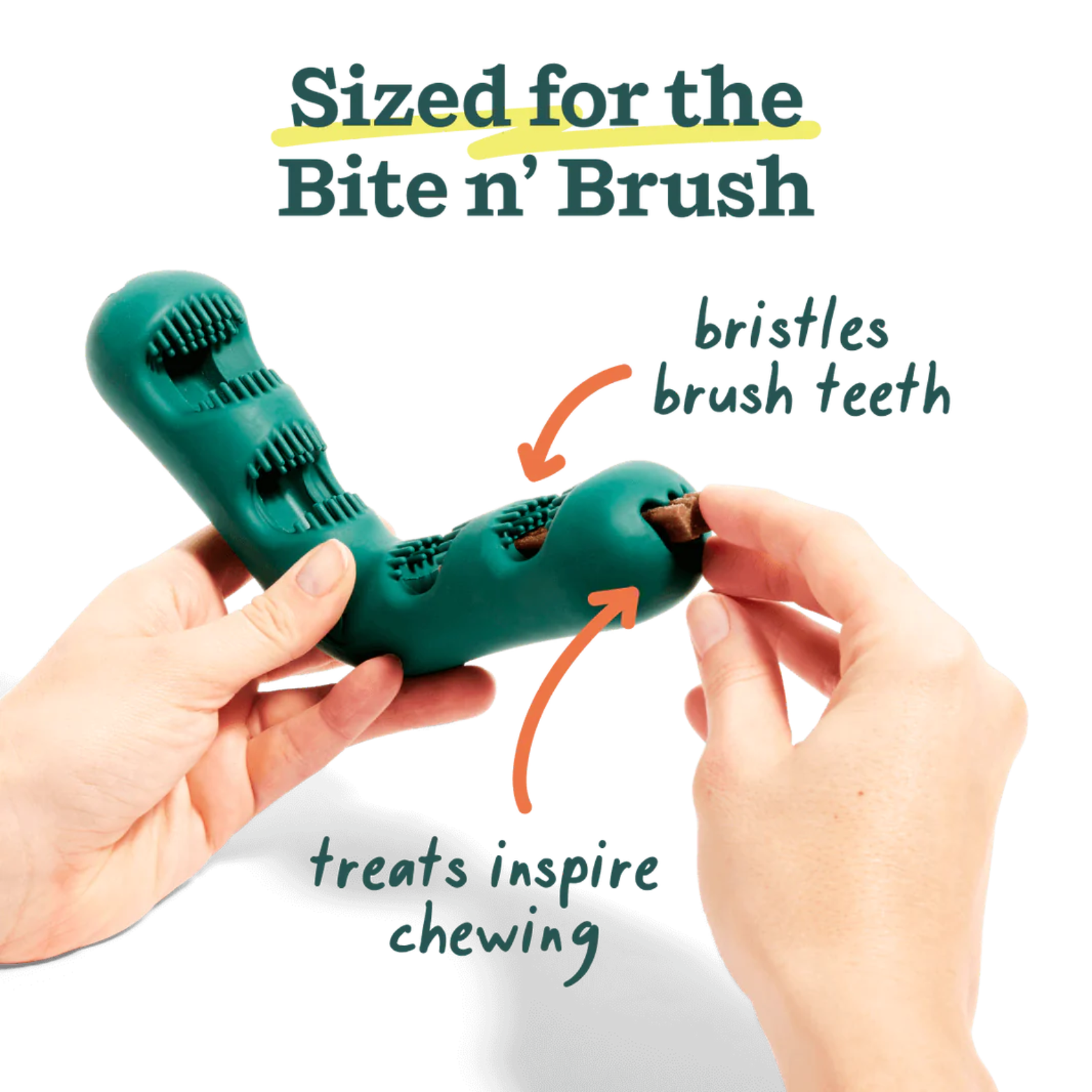 Woof Pet Bite n' Brush Refills Dog Treat