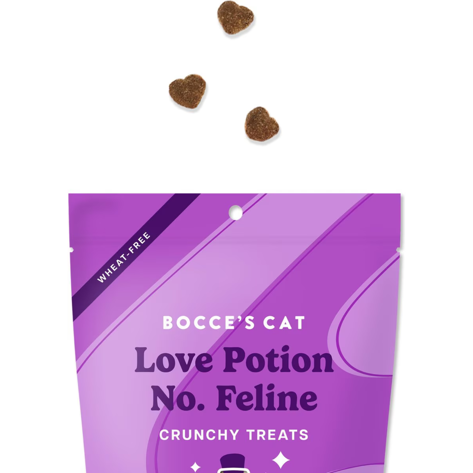 Bocce's Bakery Valentine's Crunchy Love Potion No. Feline Cat Treats, 2oz