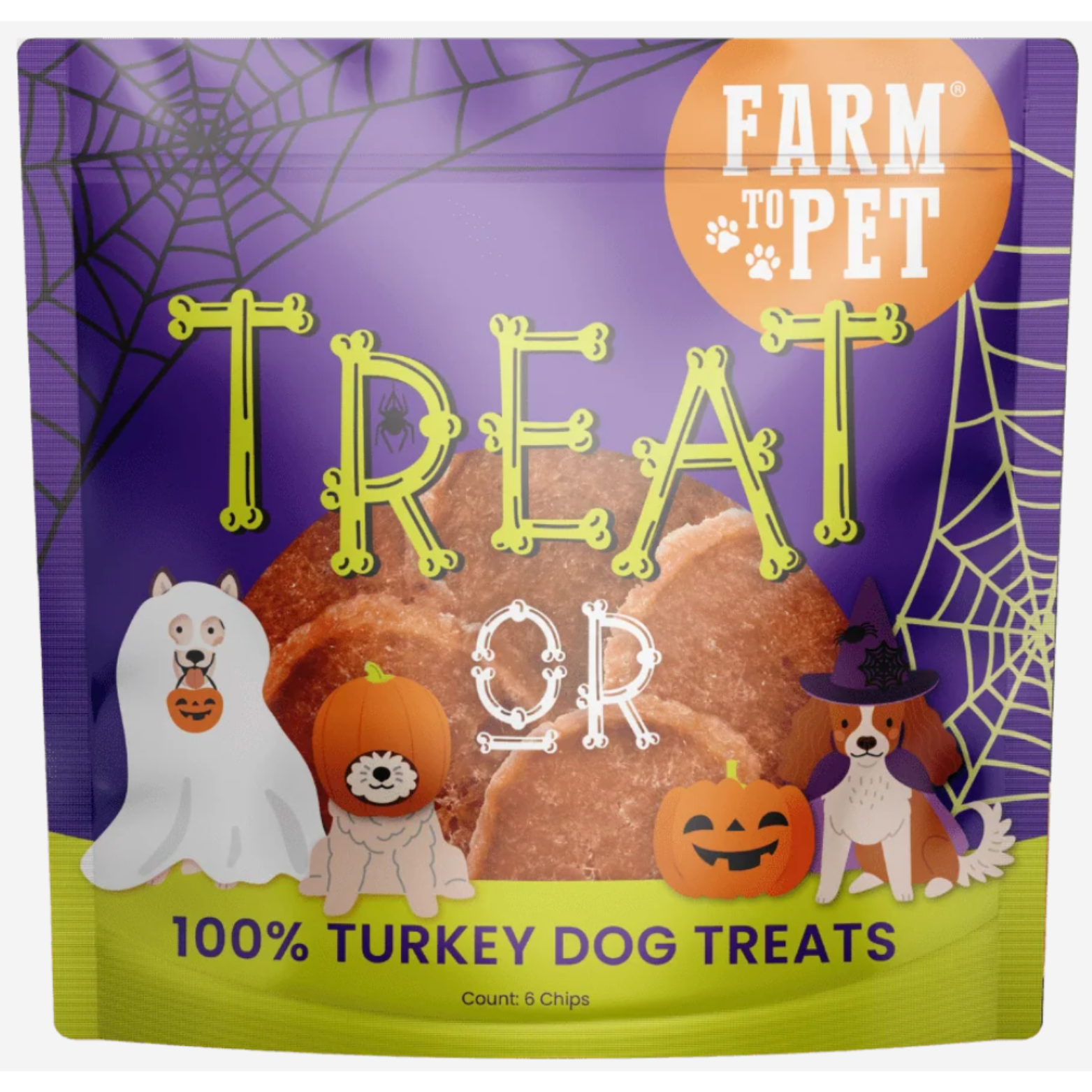 Farm To Pet Trick or Treat Monster Snack Pack Dog Treats