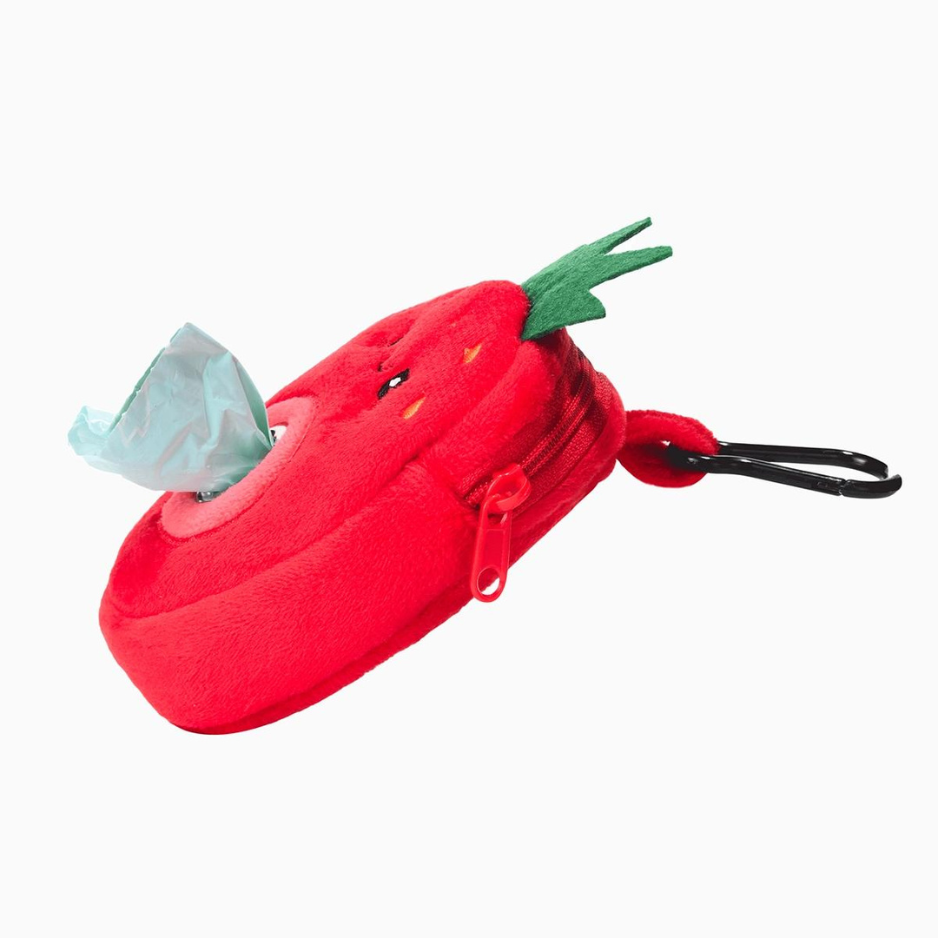 Hugsmart Pet Pooch Pouch Strawberry Poop Bag Dispenser