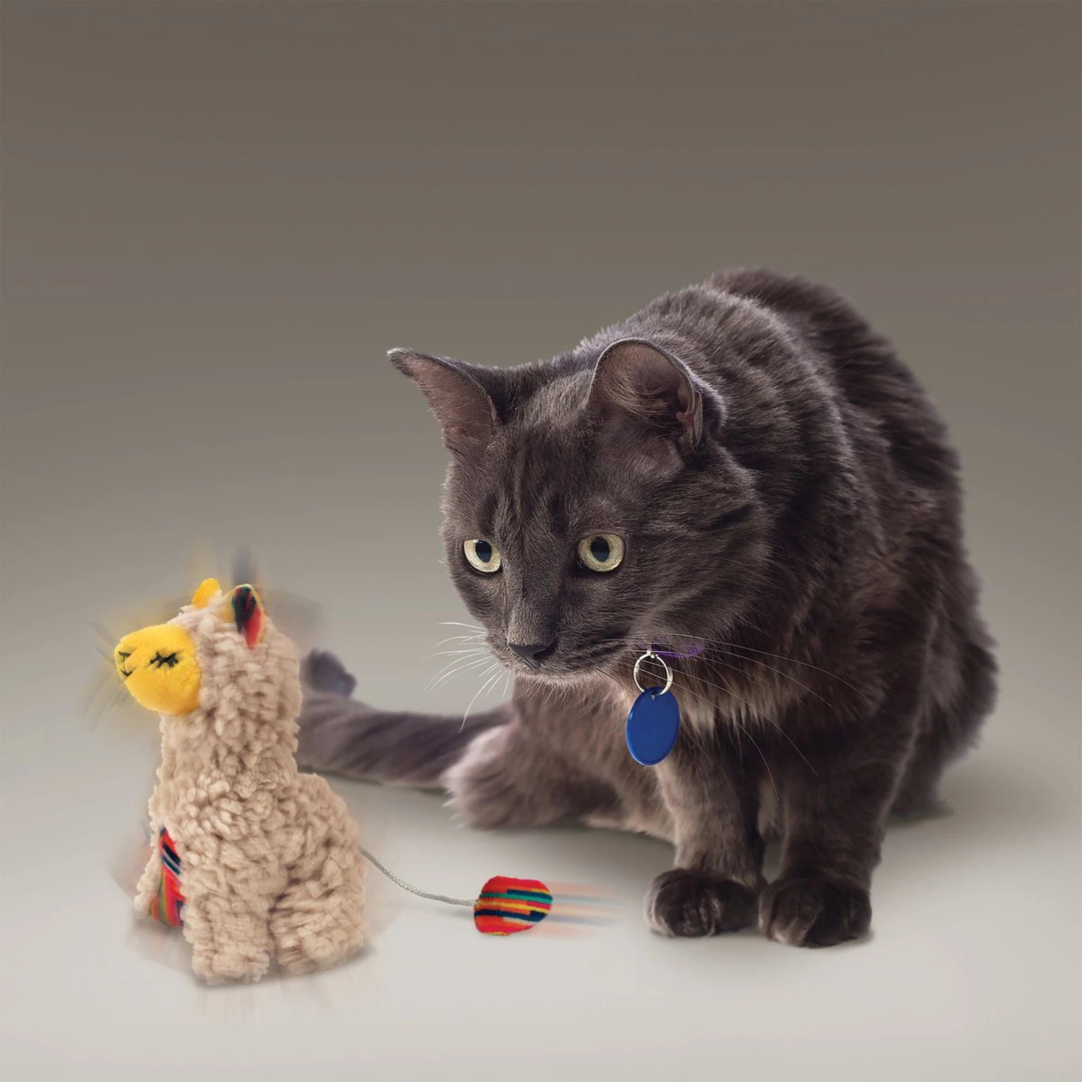 KONG Cat Softies Buzzy Llama Cat Toy