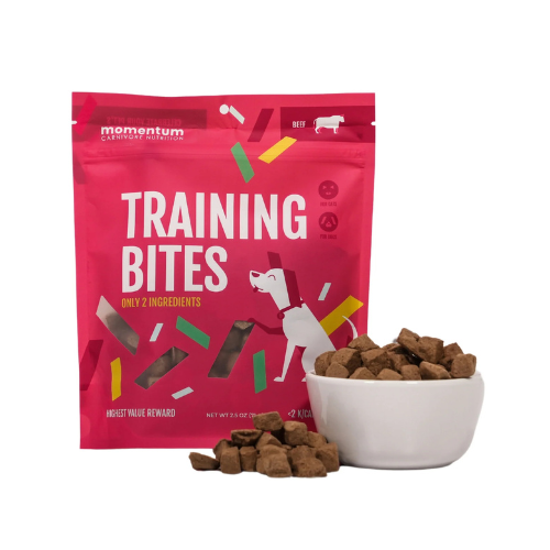 Momentum Freeze-Dried Beef Training Bites Dog and Cat Treat 2.5oz