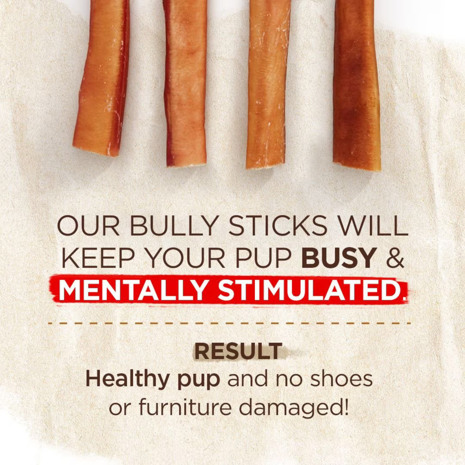 Natural Farm Odor Free Jumbo Bully Stick 6"