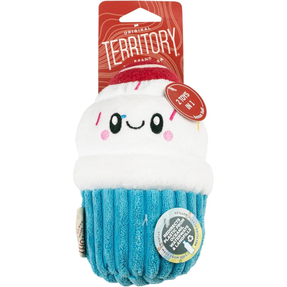 Territory Cupcake 2-in-1 Dog Toy