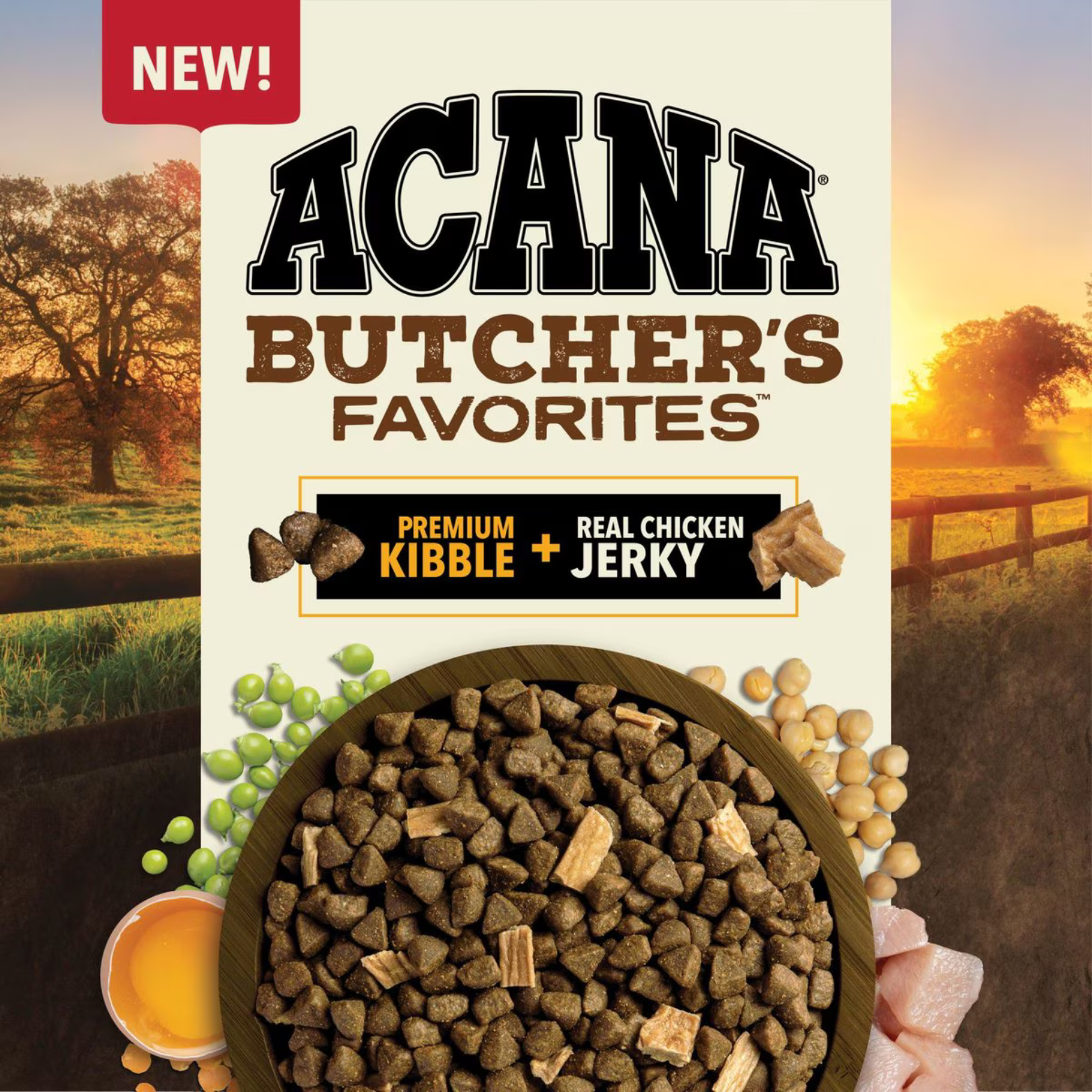 Acana Butcher's Favorites Free-Run Poultry & Liver Recipe Dry Dog Food