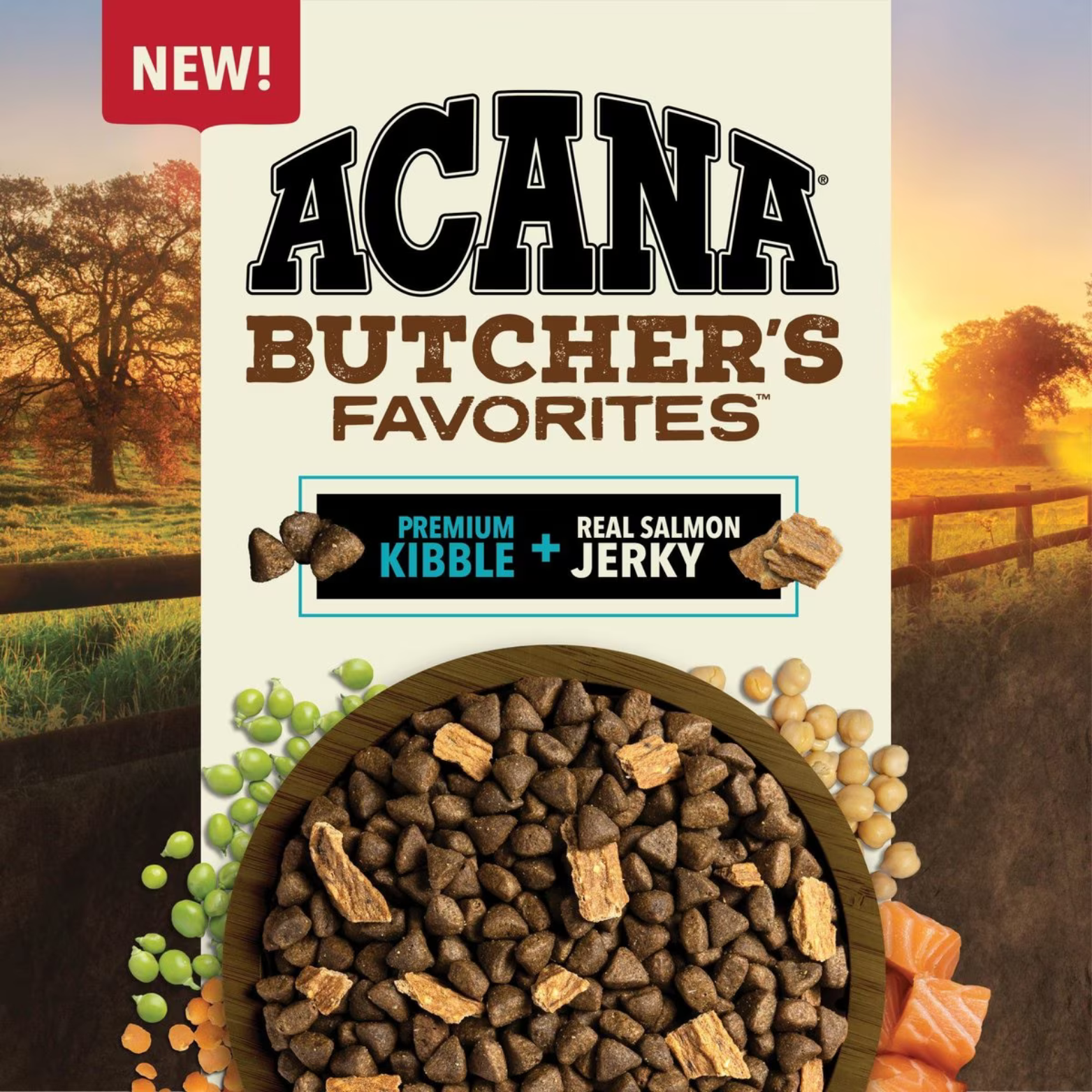 Acana Butcher's Favorites Wild-Caught Salmon Recipe Dry Dog Food