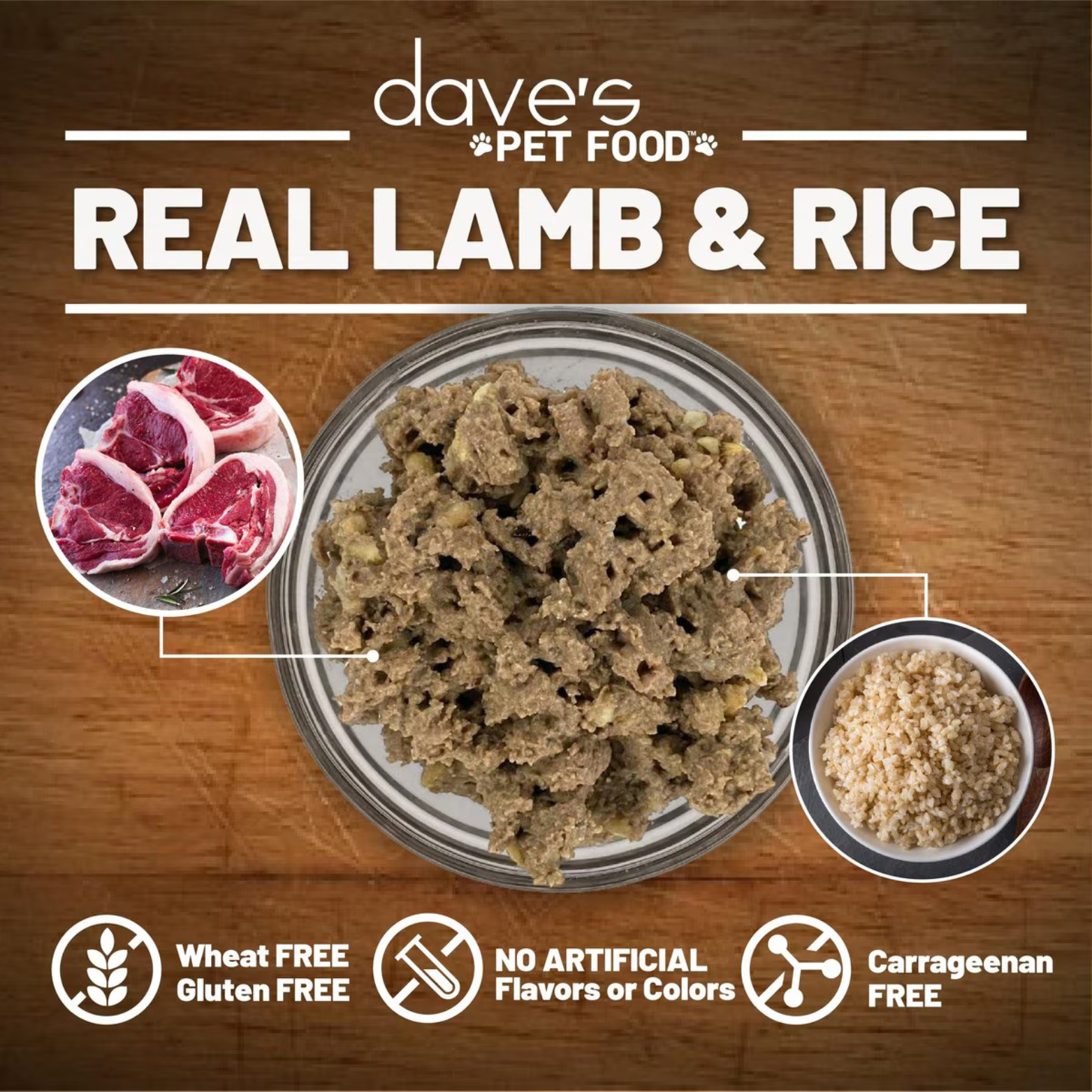 Dave's Pet Food Restricted Diet Lamb & Rice Delicate Dinner Canned Dog Food, 13-oz