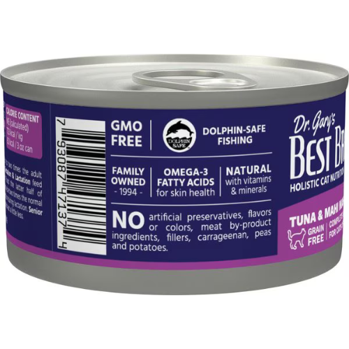 Dr. Gary's Best Breed Tuna & Mahi Mahi Grain-Free Pate Wet Cat Food