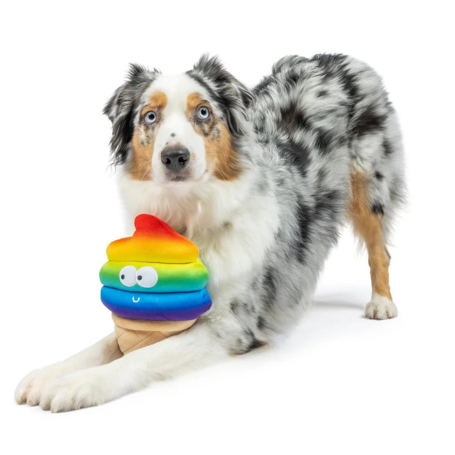 Huxley & Kent Fro-Yo Pride Plush Dog Toy