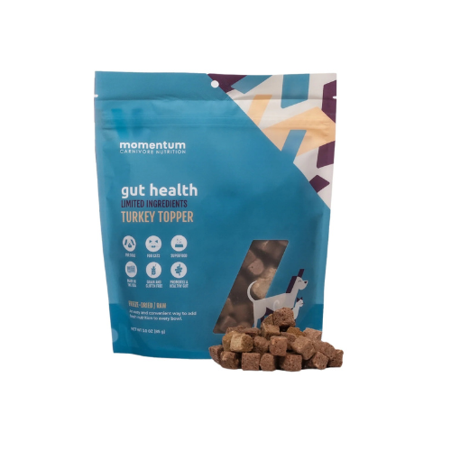 Momentum Freeze-Dried Gut Health Turkey Topper for Dogs & Cats 3oz