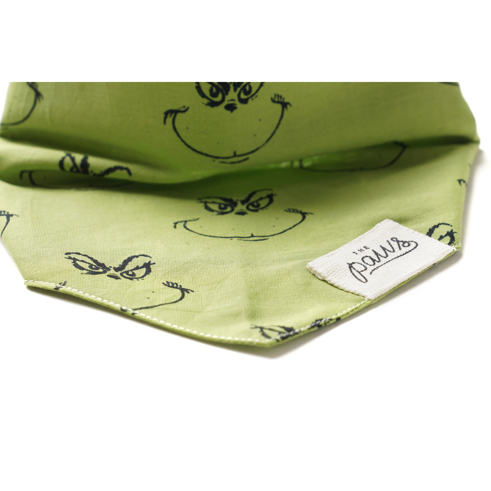 The Paws Grinch Holiday Bandana