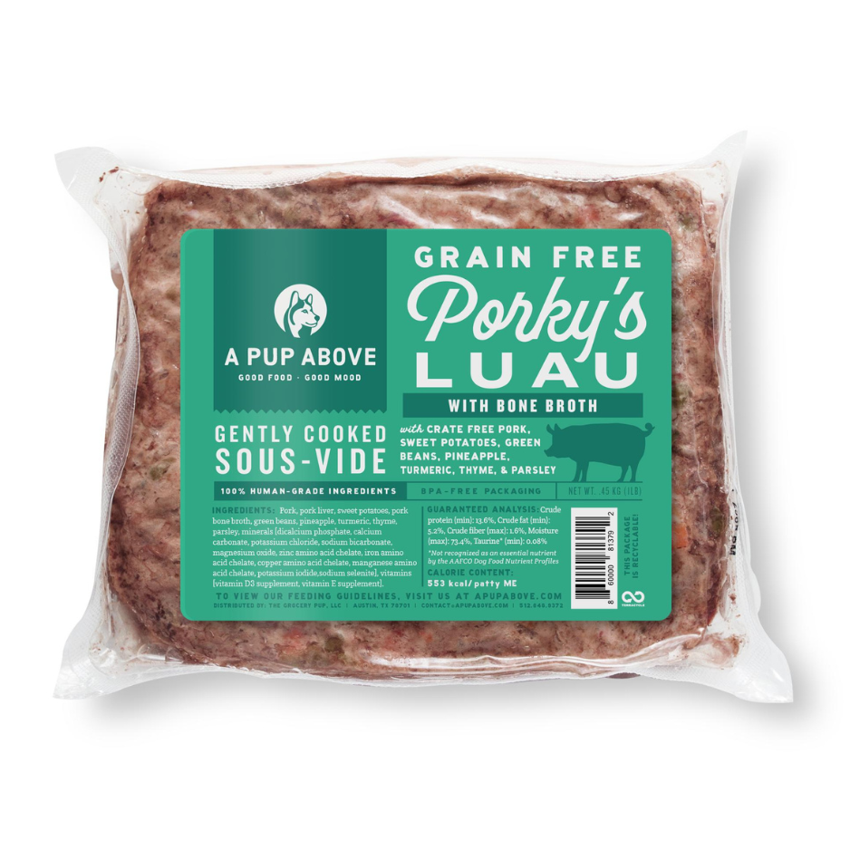 A Pup Above Grain-Free Porky's Luau Gently Cooked Dog Food