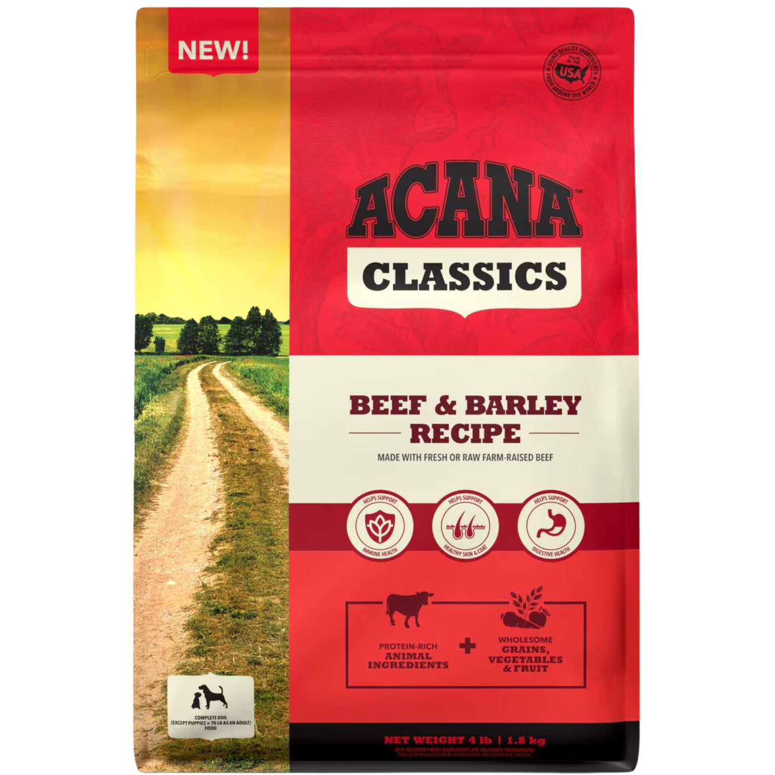 Acana Classics Beef & Barley Recipe Dry Dog Food