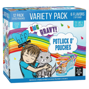 Weruva BFF OMG Potluck O' Pouches Variety Pack Canned Cat Food