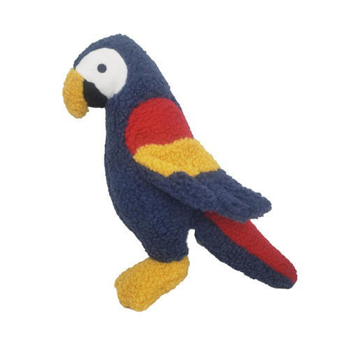 Barker's Bowtique Wildlife Collection Mickie the Macaw Dog Toy