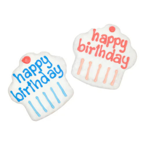 Bosco & Roxy's Prepackaged Happy Birthday Cupcake 4" Dog Treats