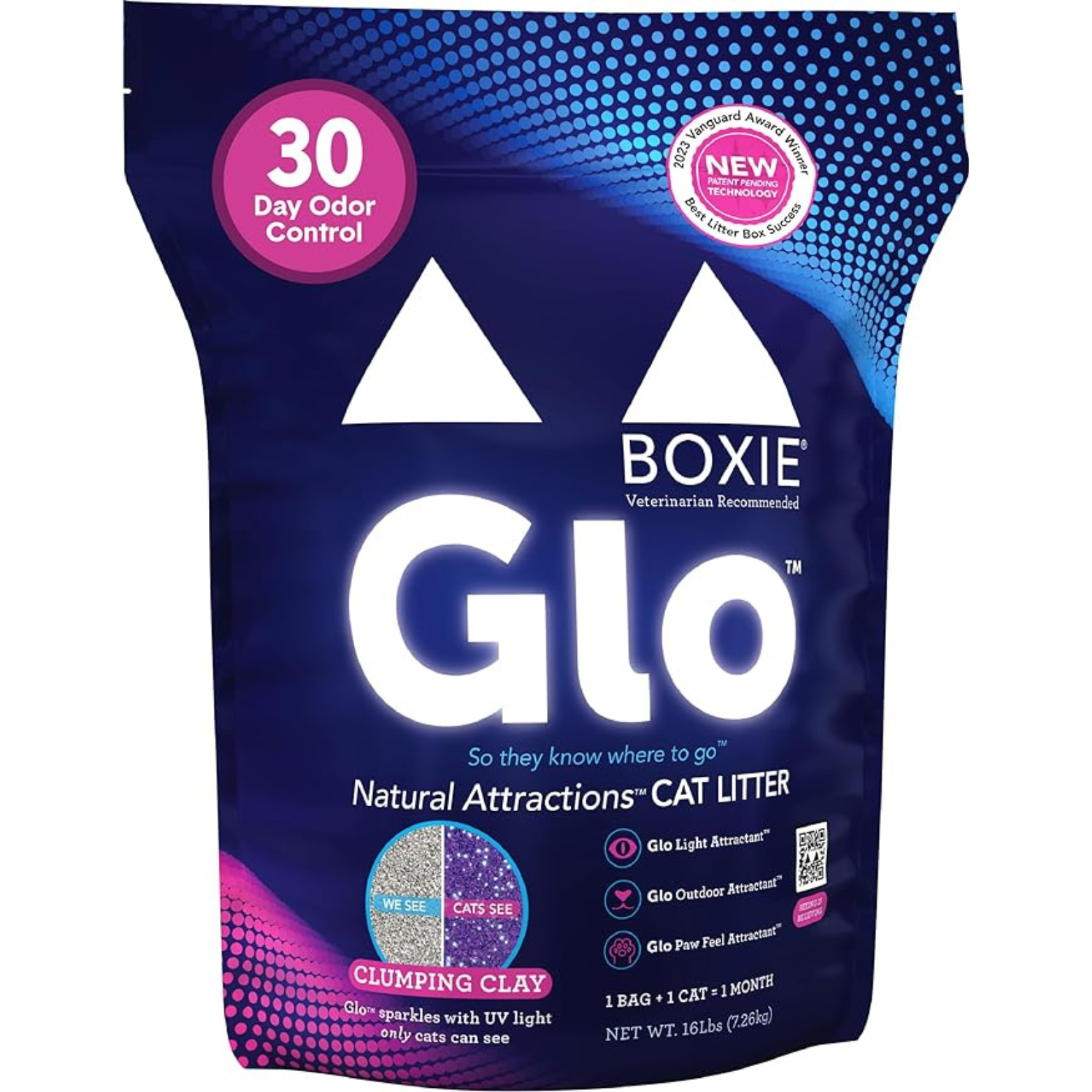 Boxiecat Glo Natural Attractions Clumping Clay Litter