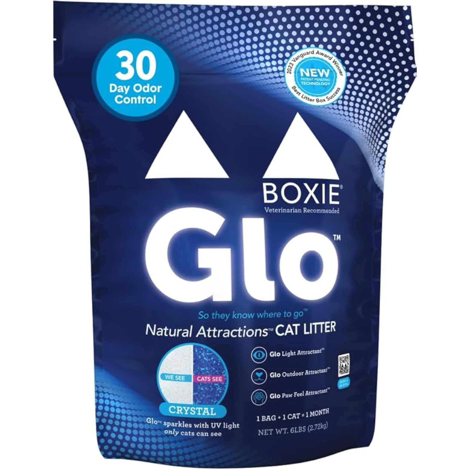 Boxiecat Glo Natural Attractions Crystal Scented Litter