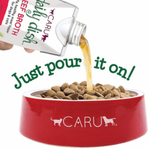 Caru Daily Dish Beef Broth for Dogs & Cats 1.1 lbs - Mutts & Co.