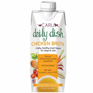 Caru Daily Dish Chicken Broth for Dogs & Cats 1.1 lbs - Mutts & Co.