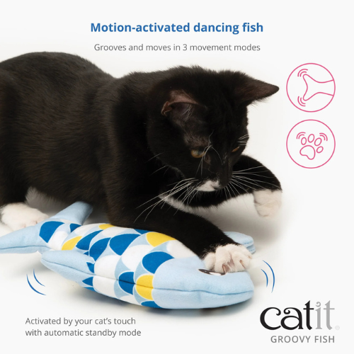 Catit Groovy Fish Catnip Cat Toy