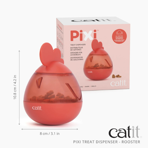 Catit PIXI Cat Treat Dispenser Rooster