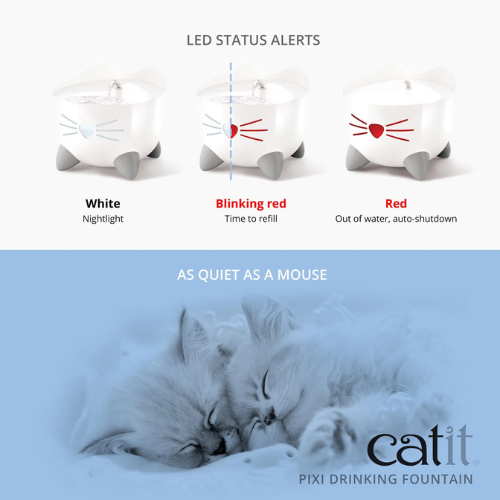 Catit PIXI Cat Stainless Steel Water Fountain