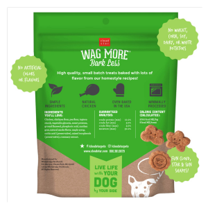 Cloud Star Wag More Bark Less Grain-Free Soft & Chewy with Chicken & Sweet Potato Dog Treats 5 oz - Mutts & Co.