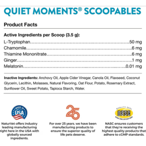 NaturVet Scoopables Quiet Moments Cat Chews 5.5 oz - Mutts & Co.