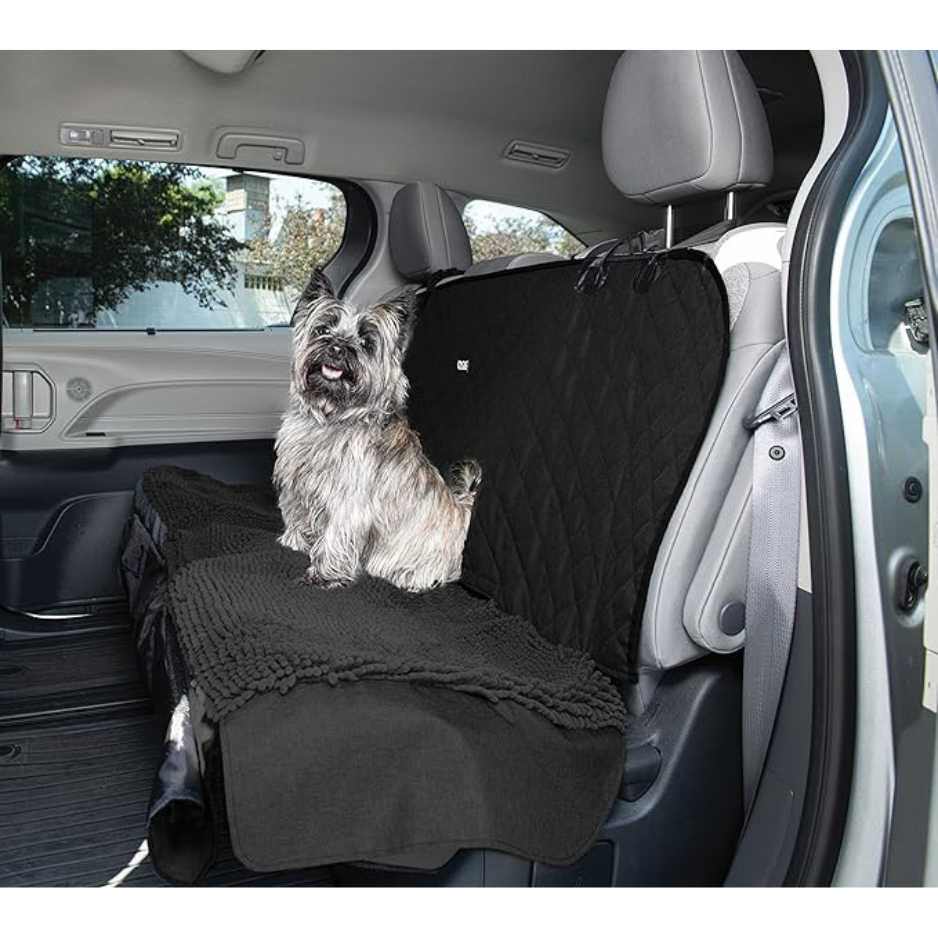Dog Gone Smart Dirty Dog 3-in-1 Car Seat Cover & Hammock Black