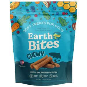 Earthborn Holistic Grain Free EarthBites Salmon Soft & Chewy Treats For Dogs 7oz - Mutts & Co.