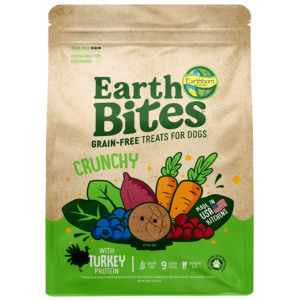 Earthborn Holistic Grain Free EarthBites Turkey Crunchy Treats For Dogs 10oz - Mutts & Co.