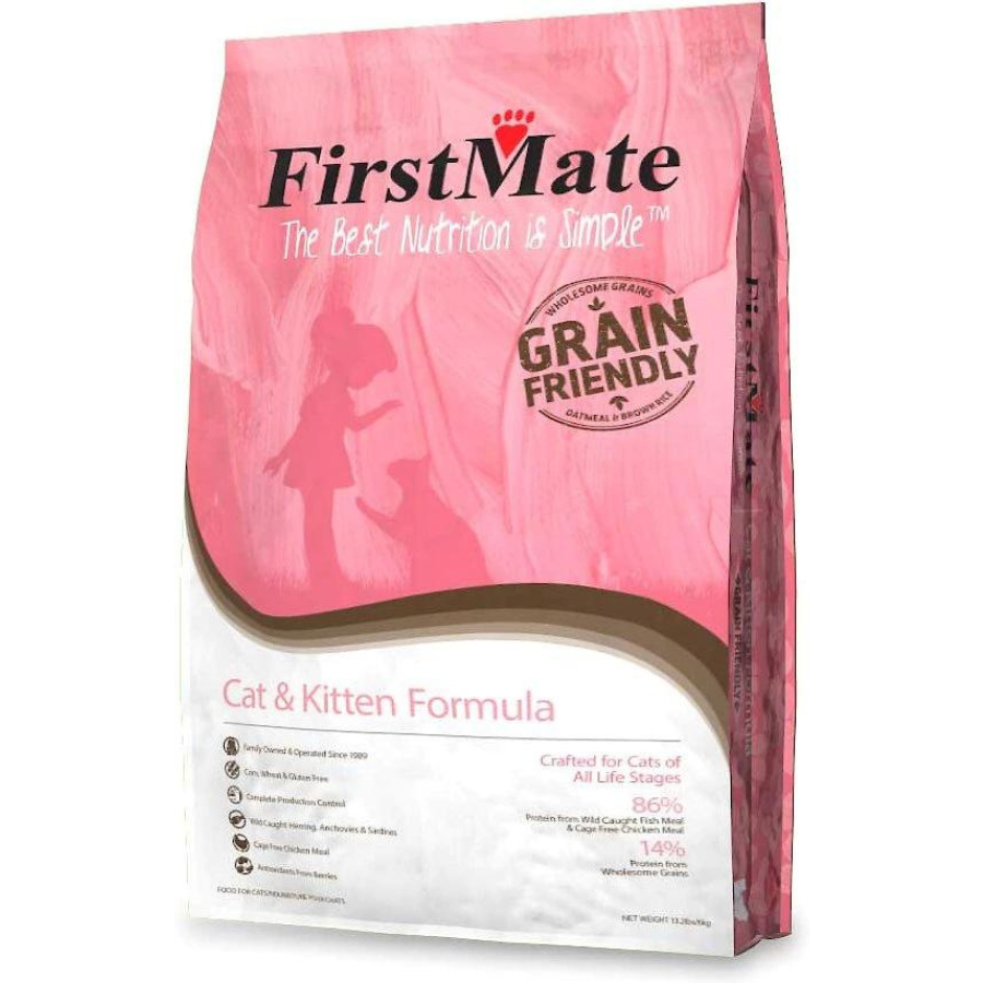 FirstMate Grain Friendly Cat & Kitten Chicken & Ocean Fish Dry Cat Food