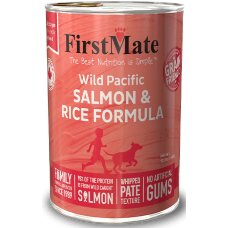 FirstMate Wild Pacific Salmon & Rice Formula Canned Dog Food