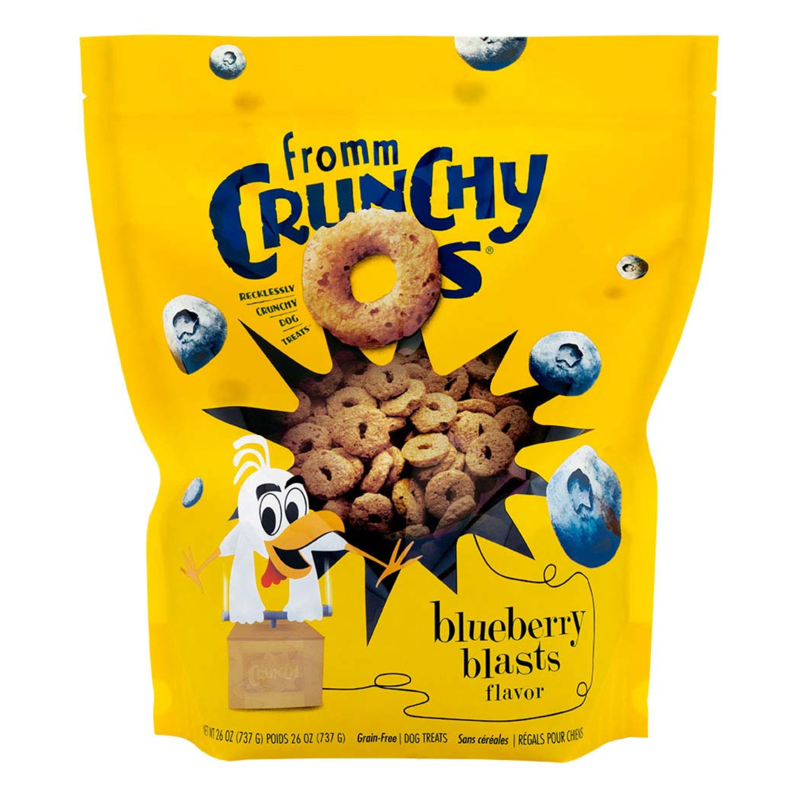 Fromm Crunchy O's Blueberry Blasts Dog Treats