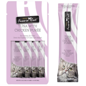 Fussie Cat Tuna With Chicken Puree Cat Treats, 2 oz - Mutts & Co.