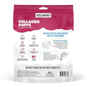 Icelandic+ Beef Collagen Puffs Bites with Cod Skin For Dogs - Mutts & Co.