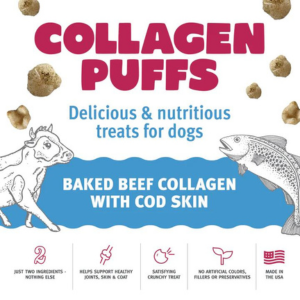 Icelandic+ Beef Collagen Puffs Bites with Cod Skin For Dogs - Mutts & Co.