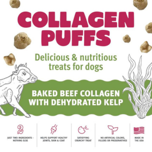 Icelandic+ Beef Collagen Puffs Bites with Kelp For Dogs - Mutts & Co.