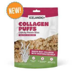 Icelandic+ Beef Collagen Puffs Bites with Kelp For Dogs - Mutts & Co.