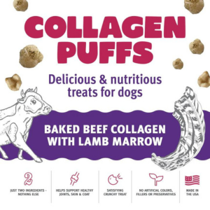 Icelandic+ Beef Collagen Puffs Bites with Lamb Marrow for Dogs - Mutts & Co.