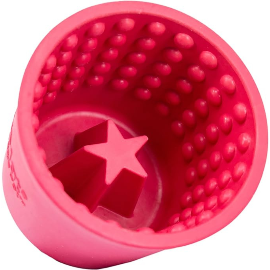 Innovative Pet Products Lickimat Yogie Mat Treat Dispenser Pink for Dogs